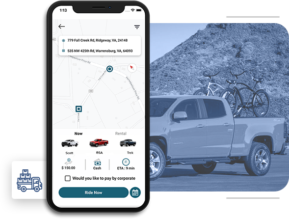 uber for trucks app for pickup service business