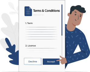 terms and condition setup features of uber for moving service app