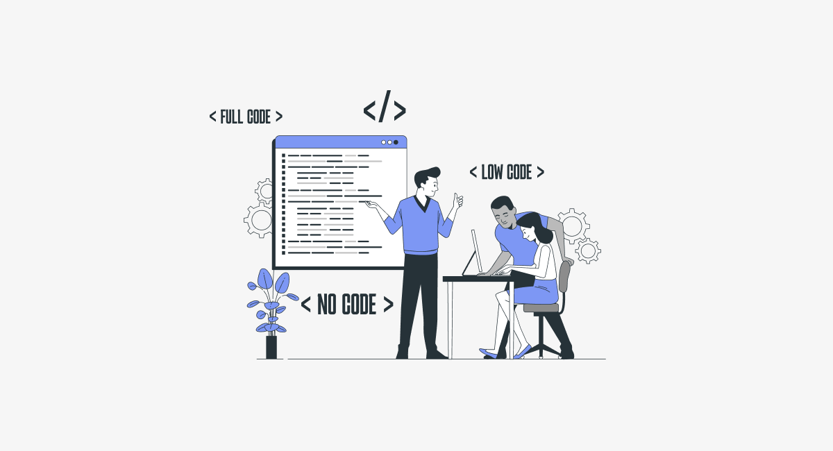 low code vs. no code vs. full code